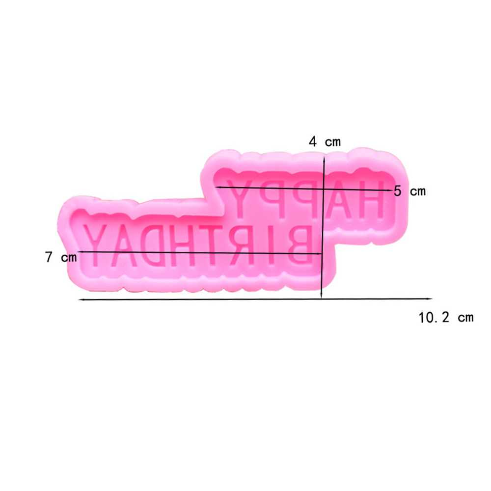 Alphabet silicone baking mold