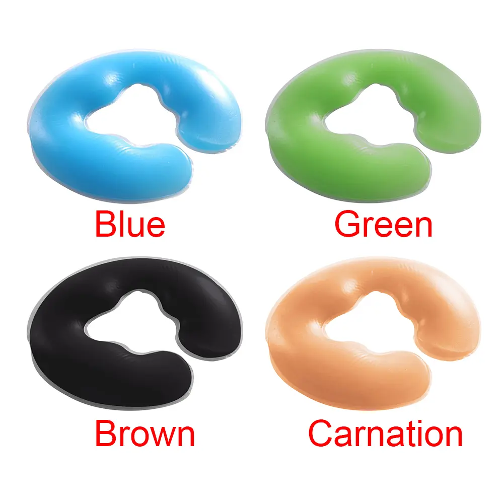 U-shaped silicone pillow