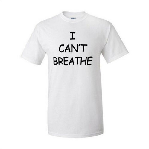 I can't breathe men's printed T-shirt