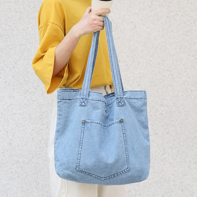 Denim handbag Blue - Shop at LoveMi