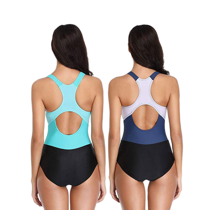 Sports slim backless one-piece swimsuit — view 4