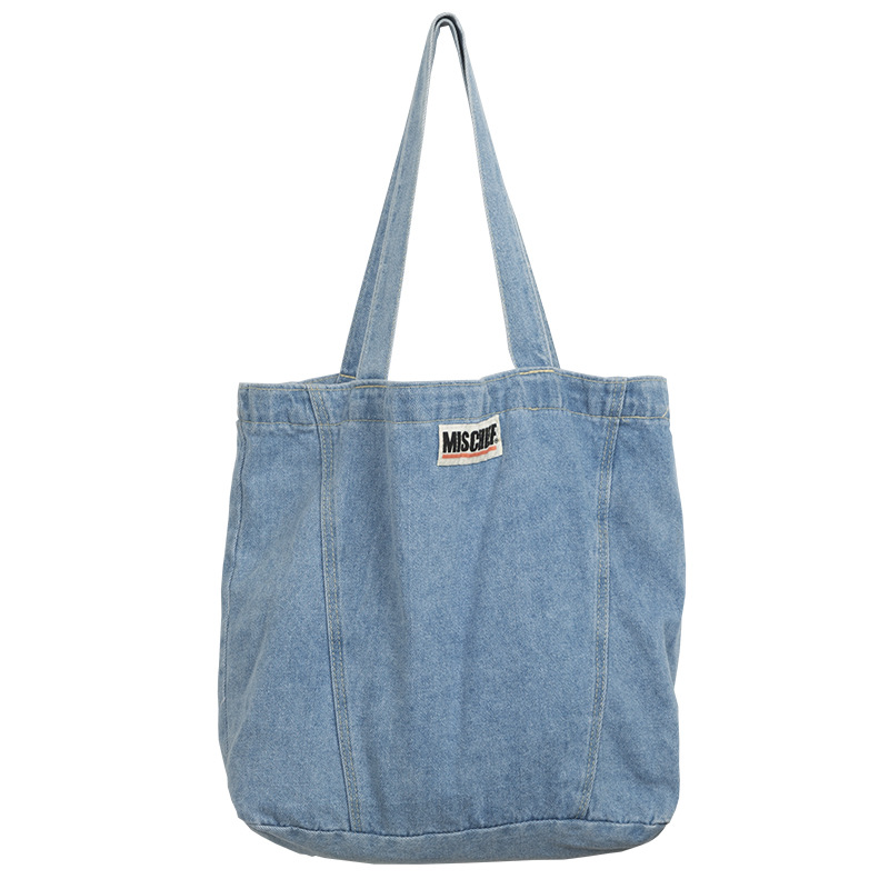 Denim shoulder bag Blue - Shop at LoveMi