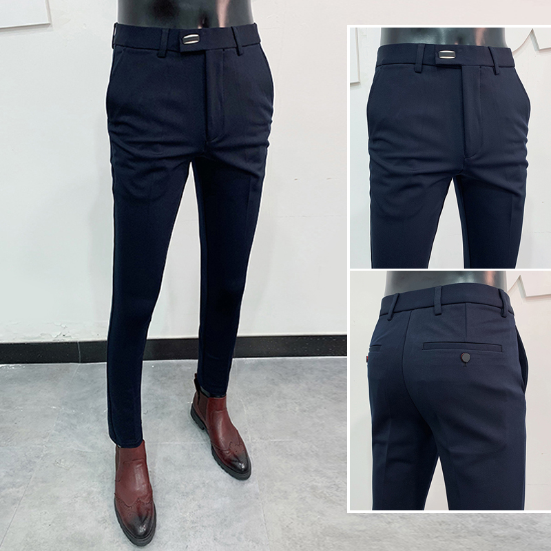 Casual cropped suit pants