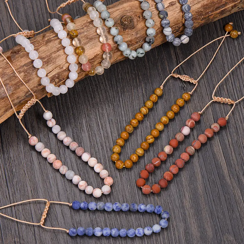 Natural energy stone hand-made bracelet