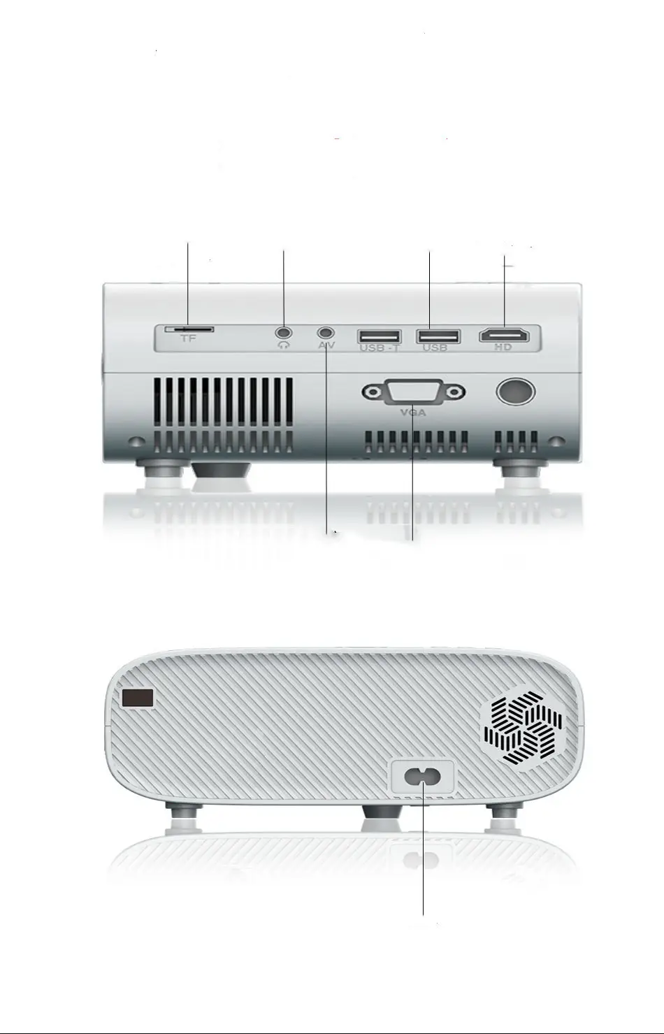 Office teaching portable projector