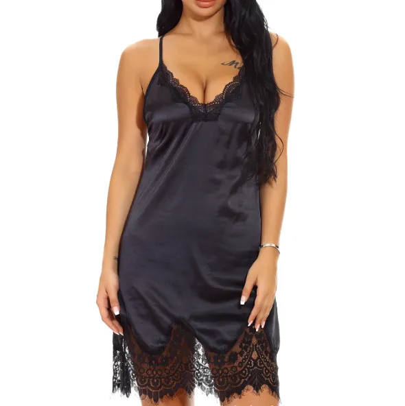 Sexy Criss Cross Back Long Dresses Babydolls Black - Shop at LoveMi