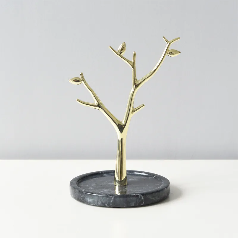 Marble Tree Jewelry Rack - Black