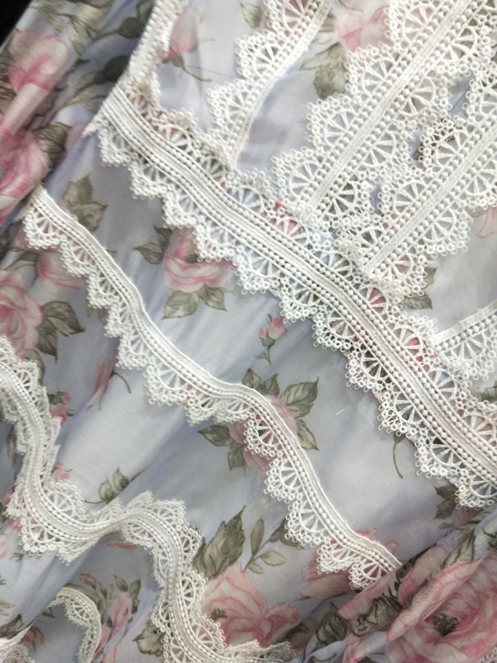 Thin A-line print dress