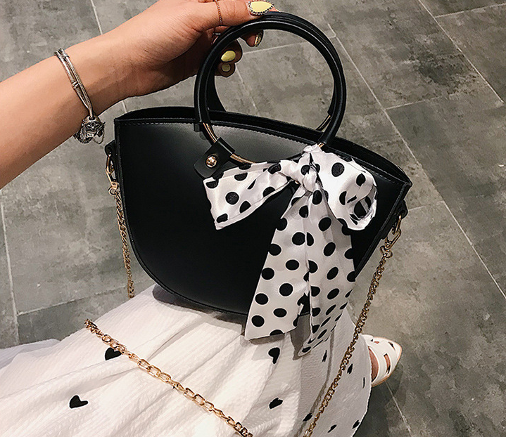 Faux Leather Shoulder Bag, picture 3 of 4