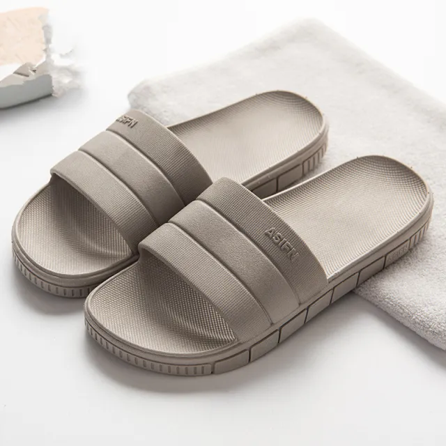 Non slip home bathroom slippers Grey - Shop at LoveMi