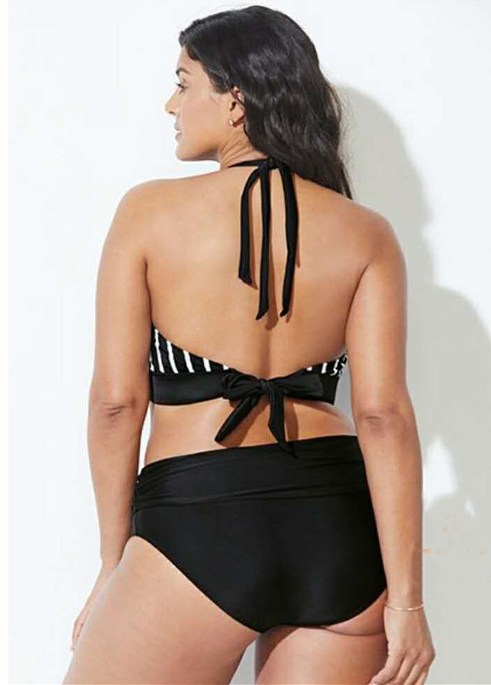 Sexy large high waist swimsuit