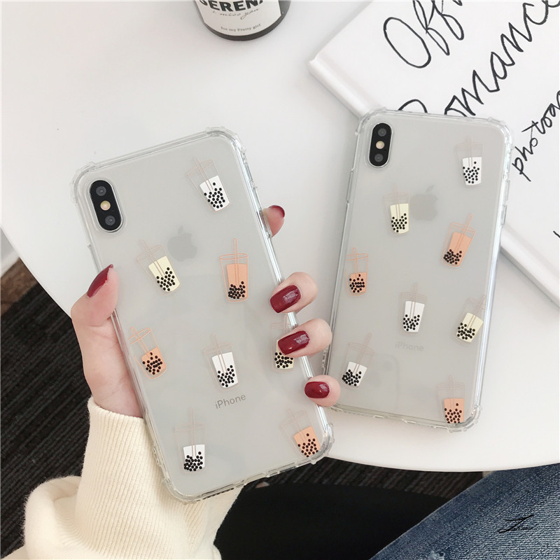 Pearl milk tea mobile phone case - Image 2