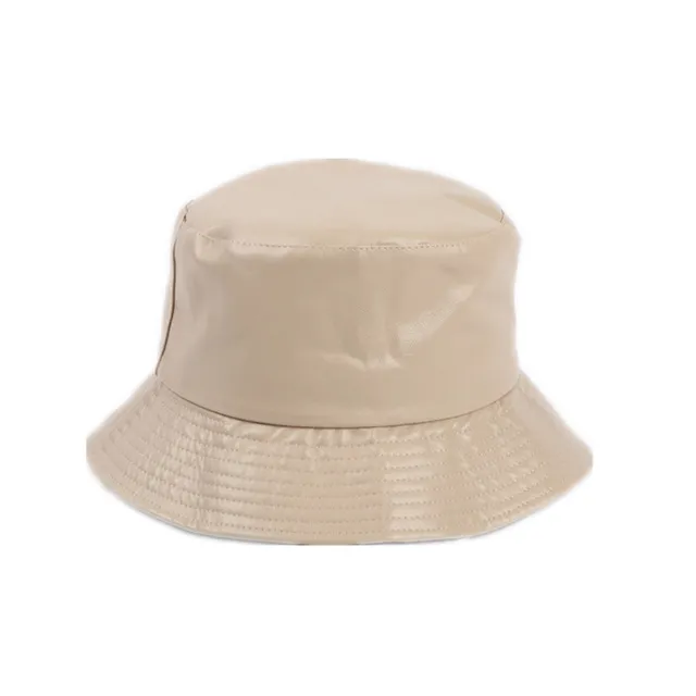 PU skin fisherman hat White - Shop at LoveMi