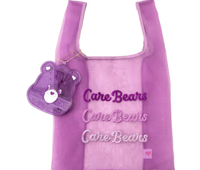 Girls Heart Rainbow Bear Eco Shopping Bag Rainbow - Shop at LoveMi