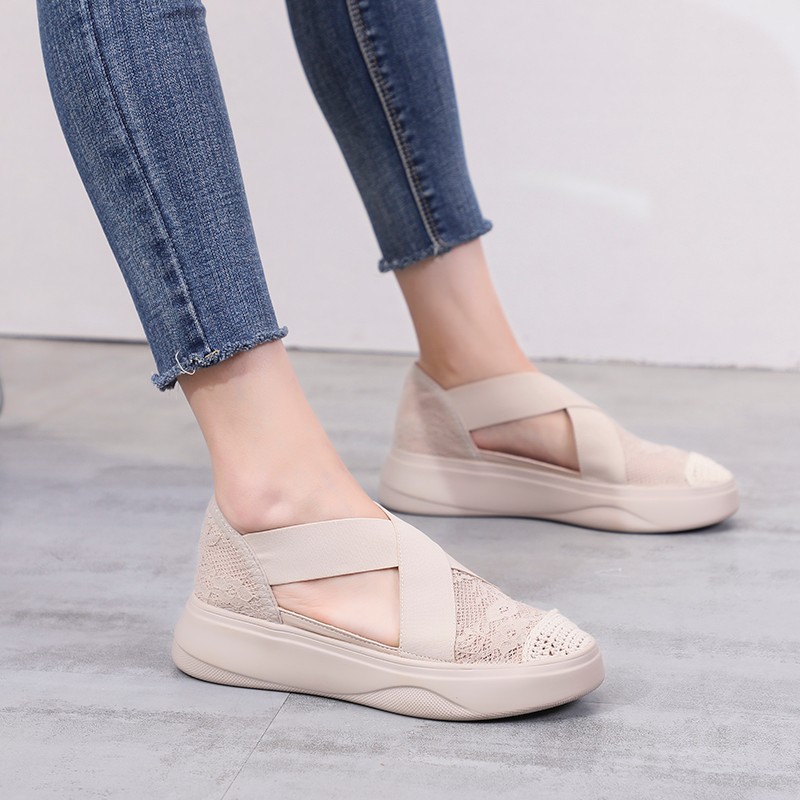 Baotou Platform Lace Women's Shoes
