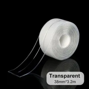 Kitchen mildew proof waterproof tape - Transparent 3Pcs