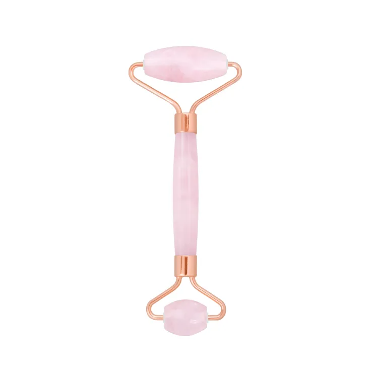 Jade Roll Massager - Pink Scroll Wheel