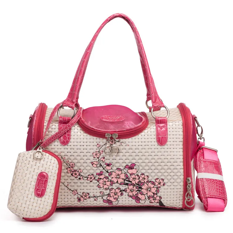 Outing fishing line dog backpack - Pink