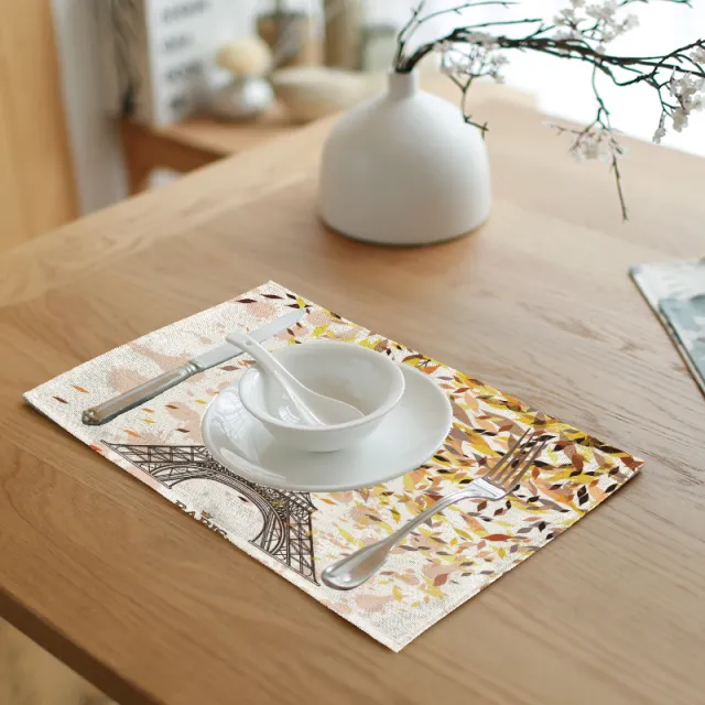 42*32 CM Linen placemat 2Style - Shop at LoveMi