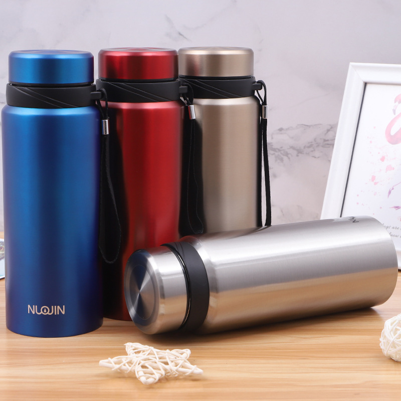 Mountaineering Travel Sports Double-layer Vacuum Insulation Pot