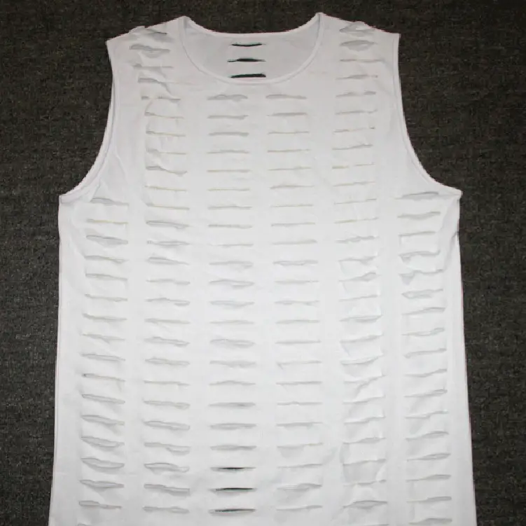 Broken popular logo vest for men