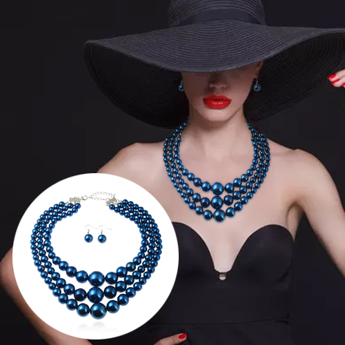 Multi layer Evening Dress Accessory Necklace