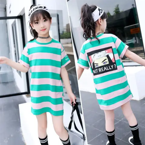 Striped T-shirt Bottoming Shirt