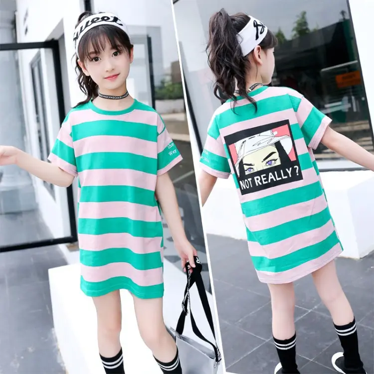 Striped T-shirt Bottoming Shirt