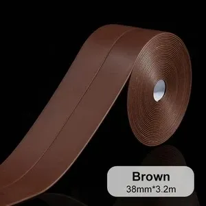 Kitchen mildew proof waterproof tape - Brown