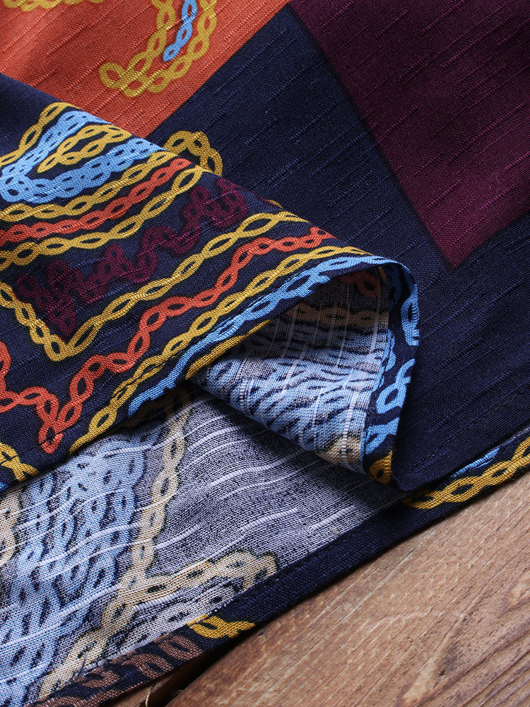 Large size cotton and linen vest sleeveless