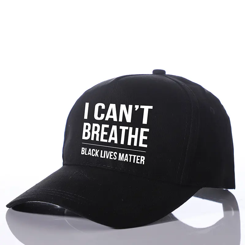 I Can't Breathe Printed Baseball Caps