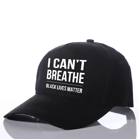 I Can't Breathe Printed Baseball Caps