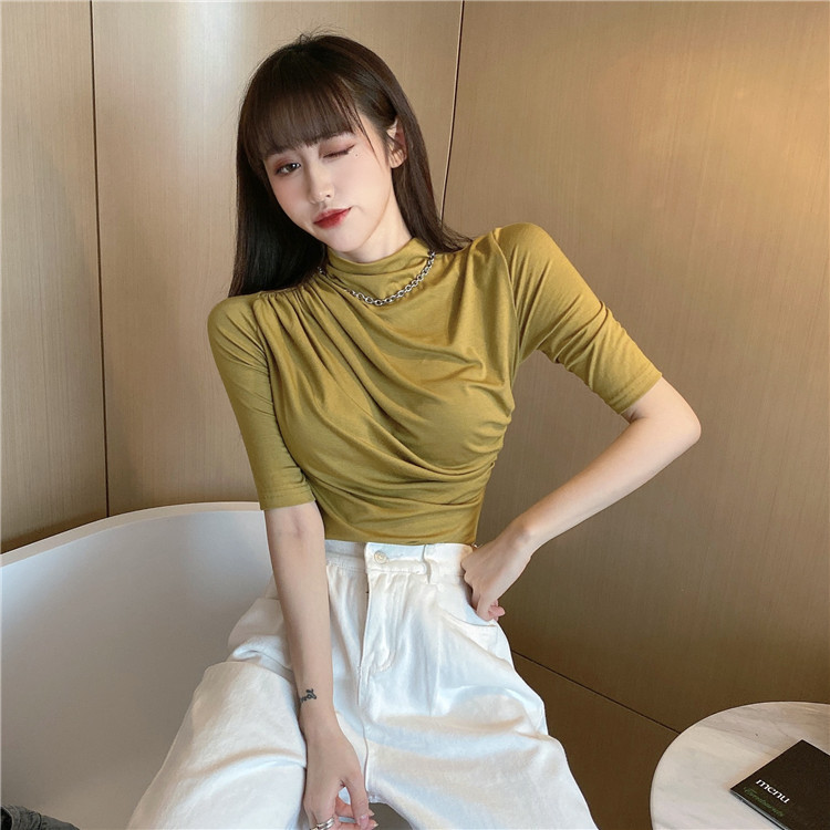 Irregular slim-fit T-shirt