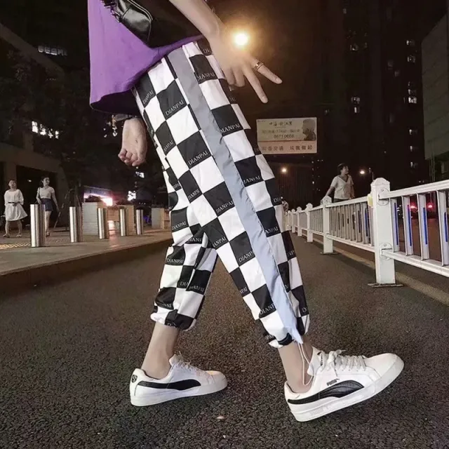 Luminous stripe trousers Lattice - Shop at LoveMi