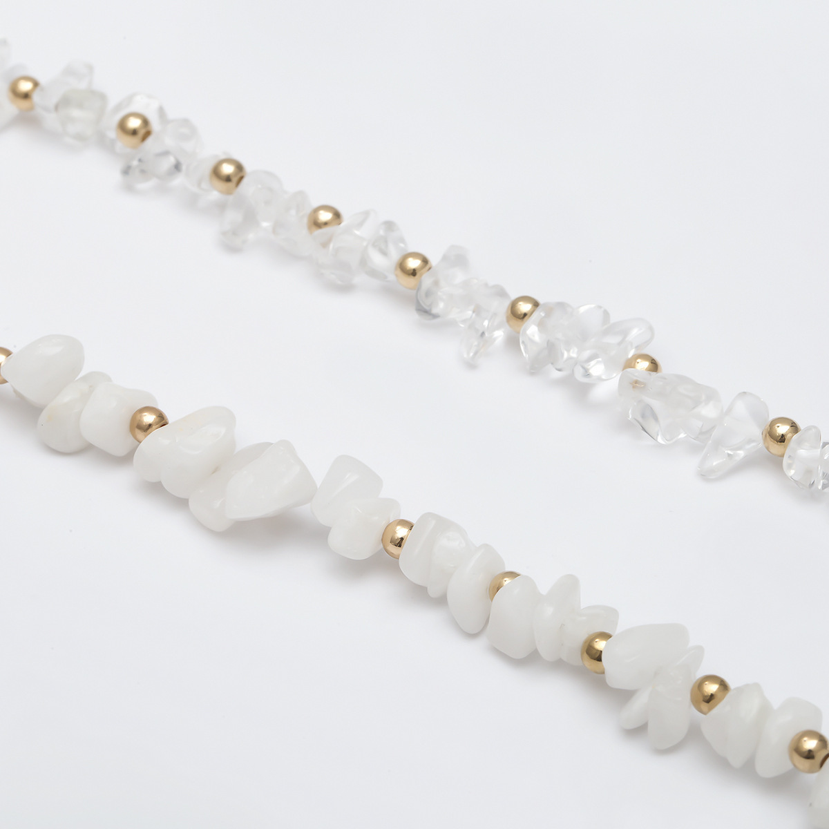 Original stone broken turquoise necklace