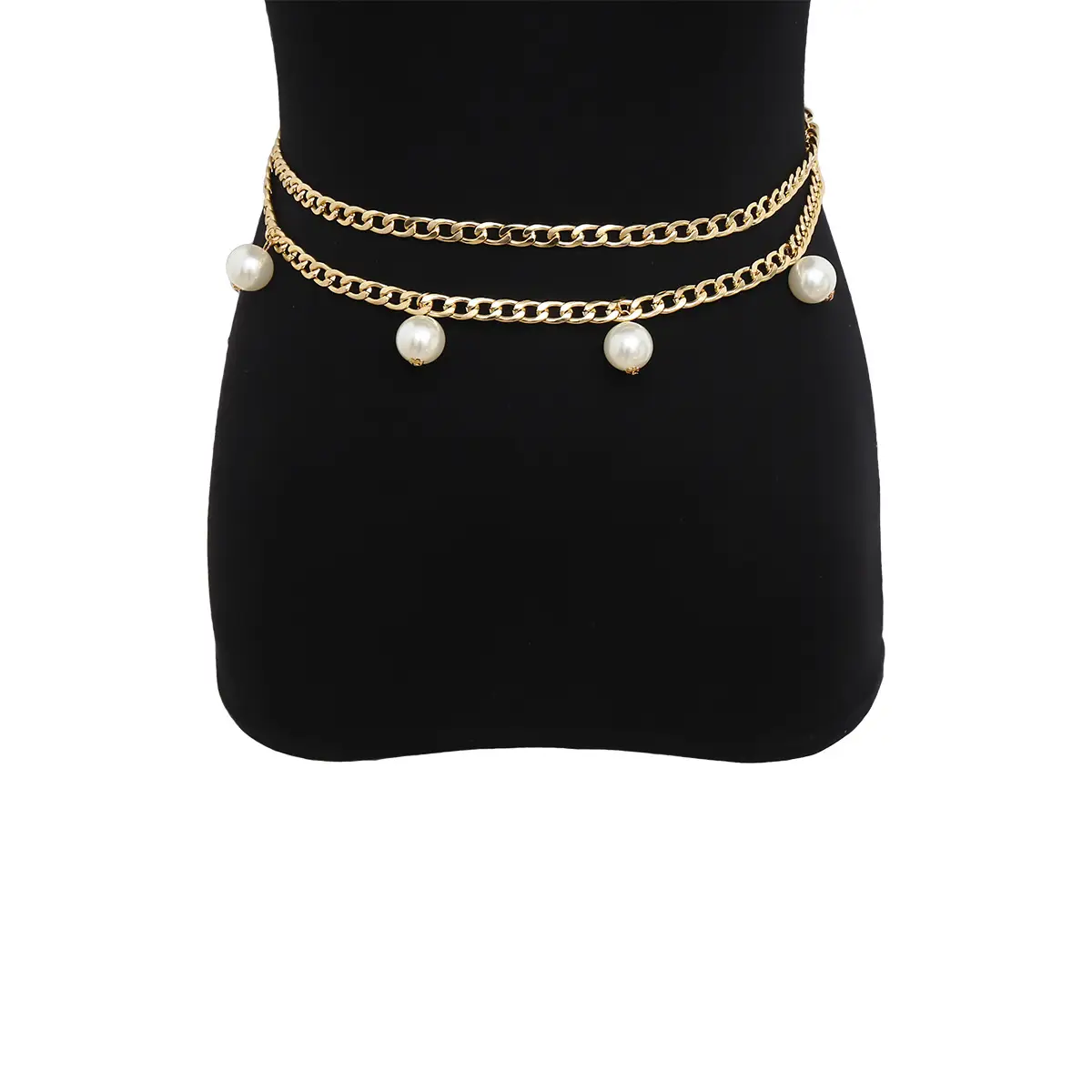Geometric wild body waist chain