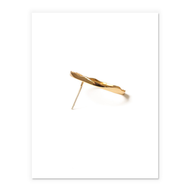 Irregular bump earrings