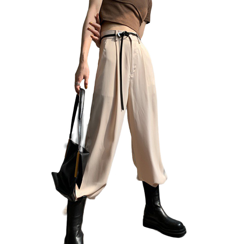 Title 3, High end Satin drape wide leg pants