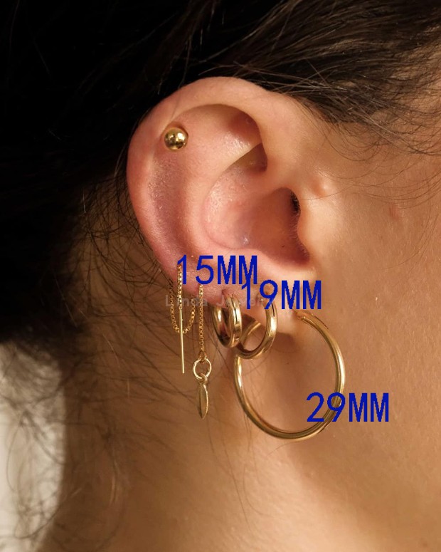 Non-fading temperament earrings