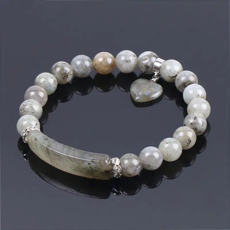 Natural Labradorite Flash Stone Bracelet