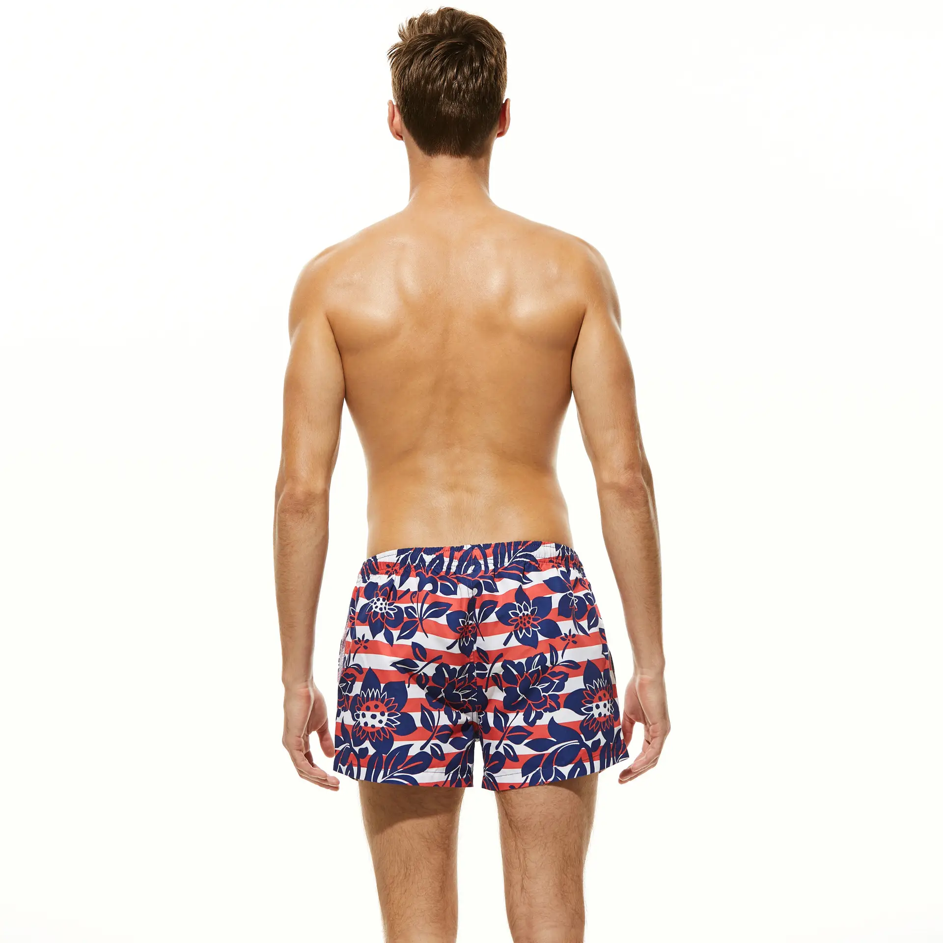 Quick-drying printed beach pants