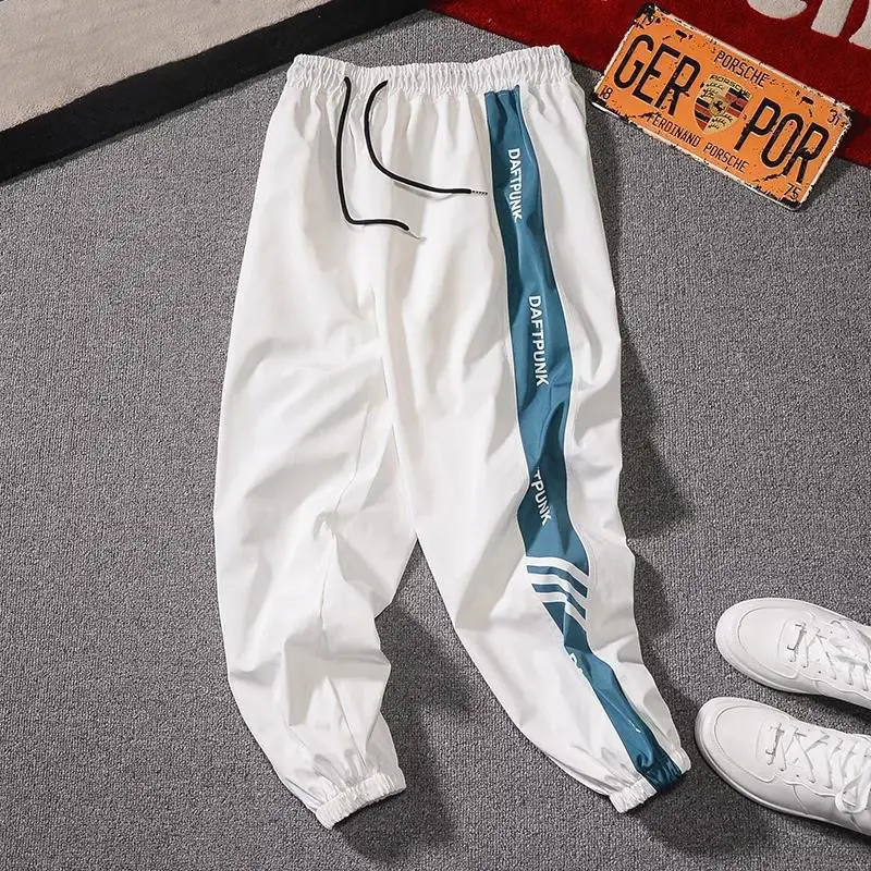 Super Fire Couple Hip-hop Beam Summer Thin Casual Pants
