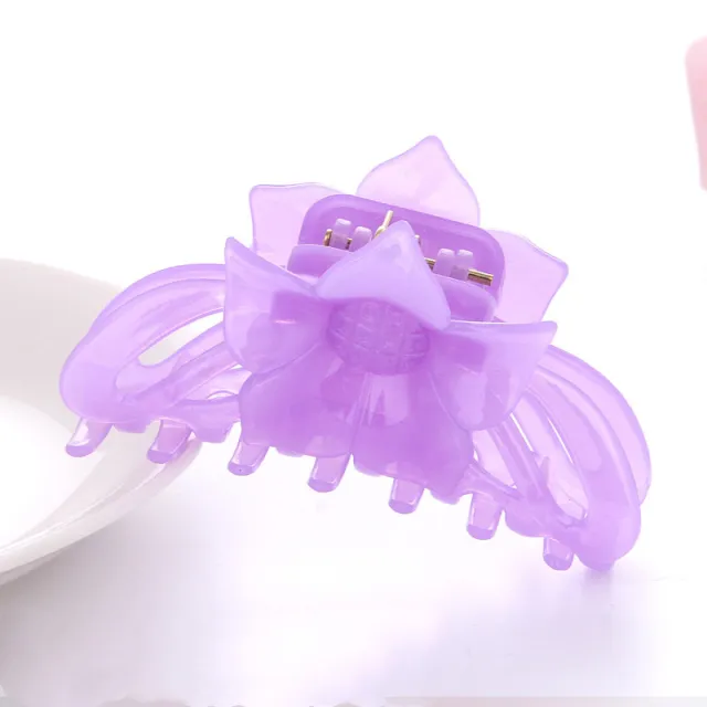 Ladies plastic hair clip Purple - Shop at LoveMi