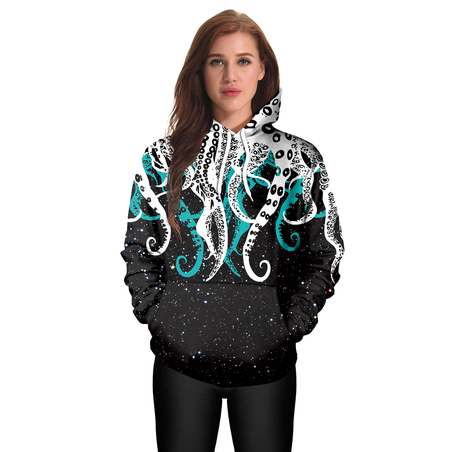 Octopus Digital Print Hoodie