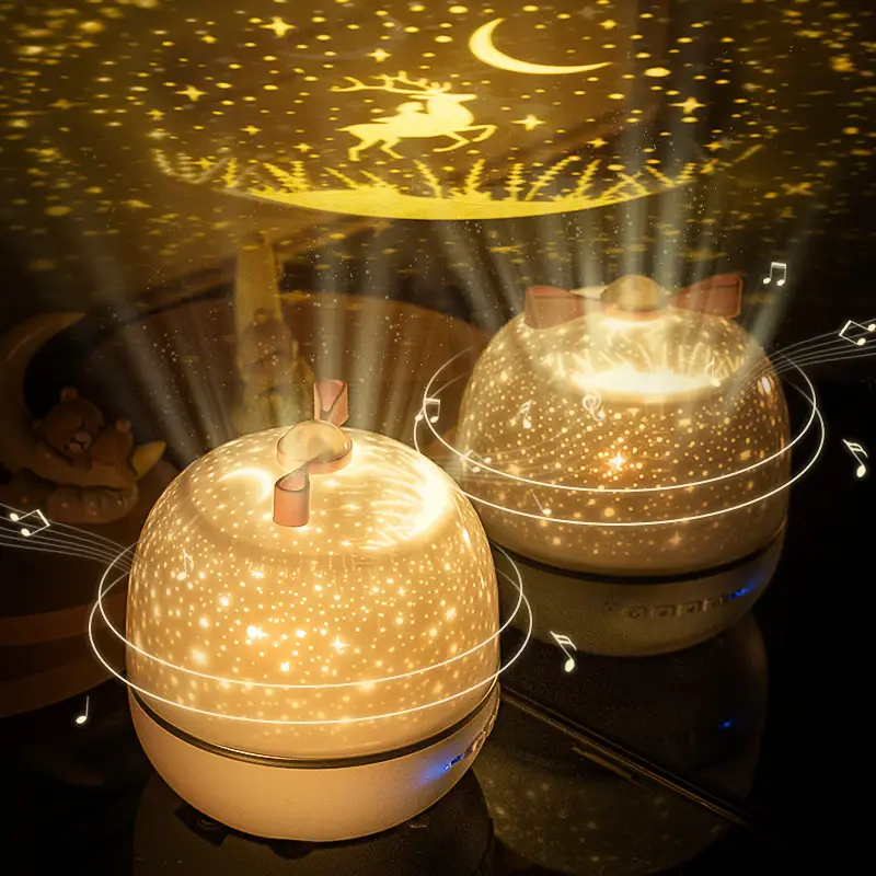 Decorative starry table lamp