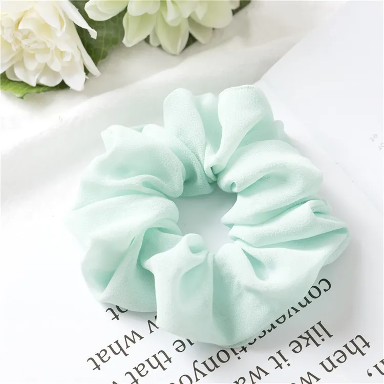 Simple solid color large intestine ring - Green