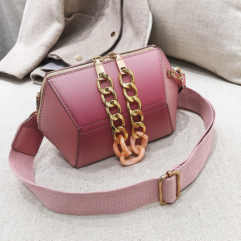 Wide shoulder girly One Shoulder Satchel Pink - Shop at LoveMi