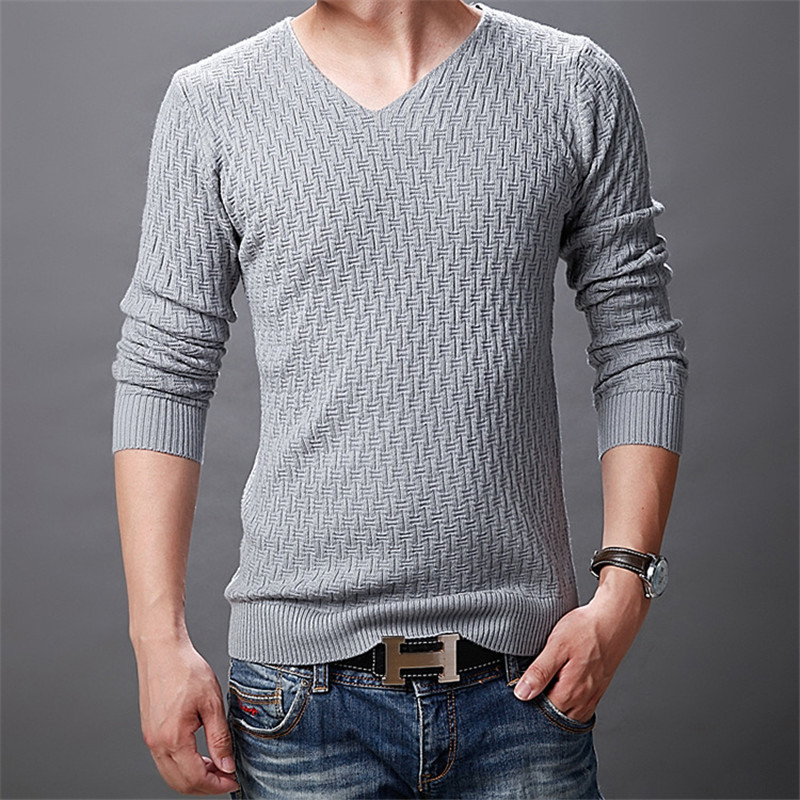 Men's t-shirt men's bottoming sweater