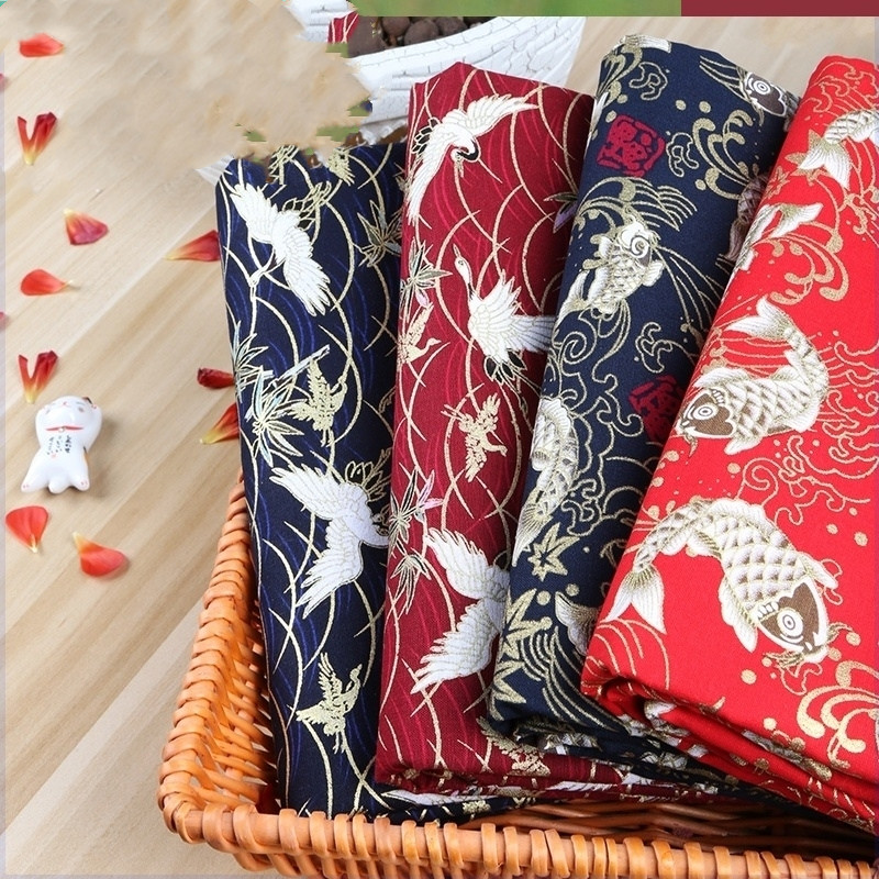 Simple quilted fabric old fabric