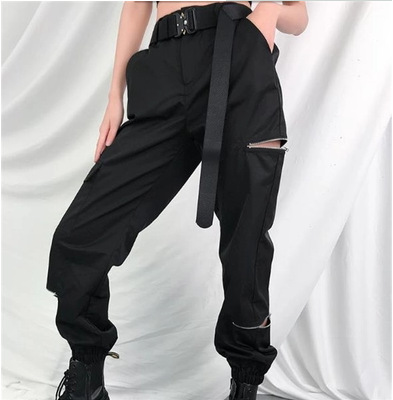 Metal zipper splice for pocket leggings Black - Shop at LoveMi